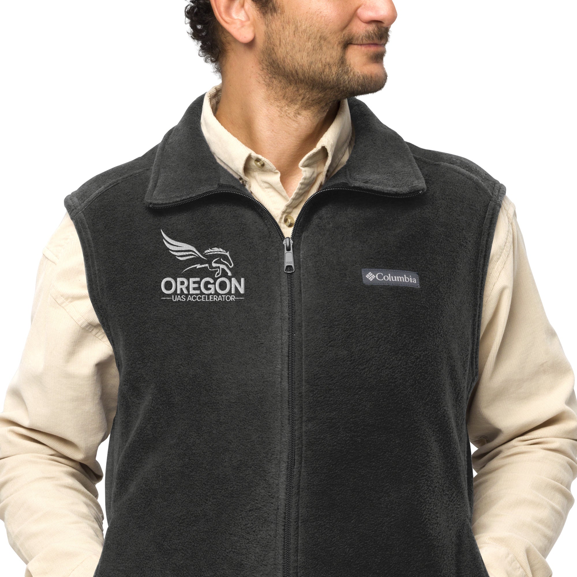 Men’s Columbia fleece vest