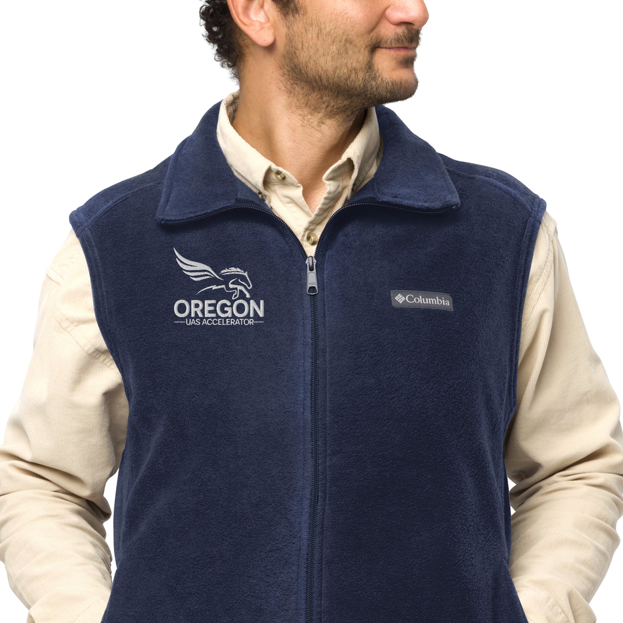 Men’s Columbia fleece vest