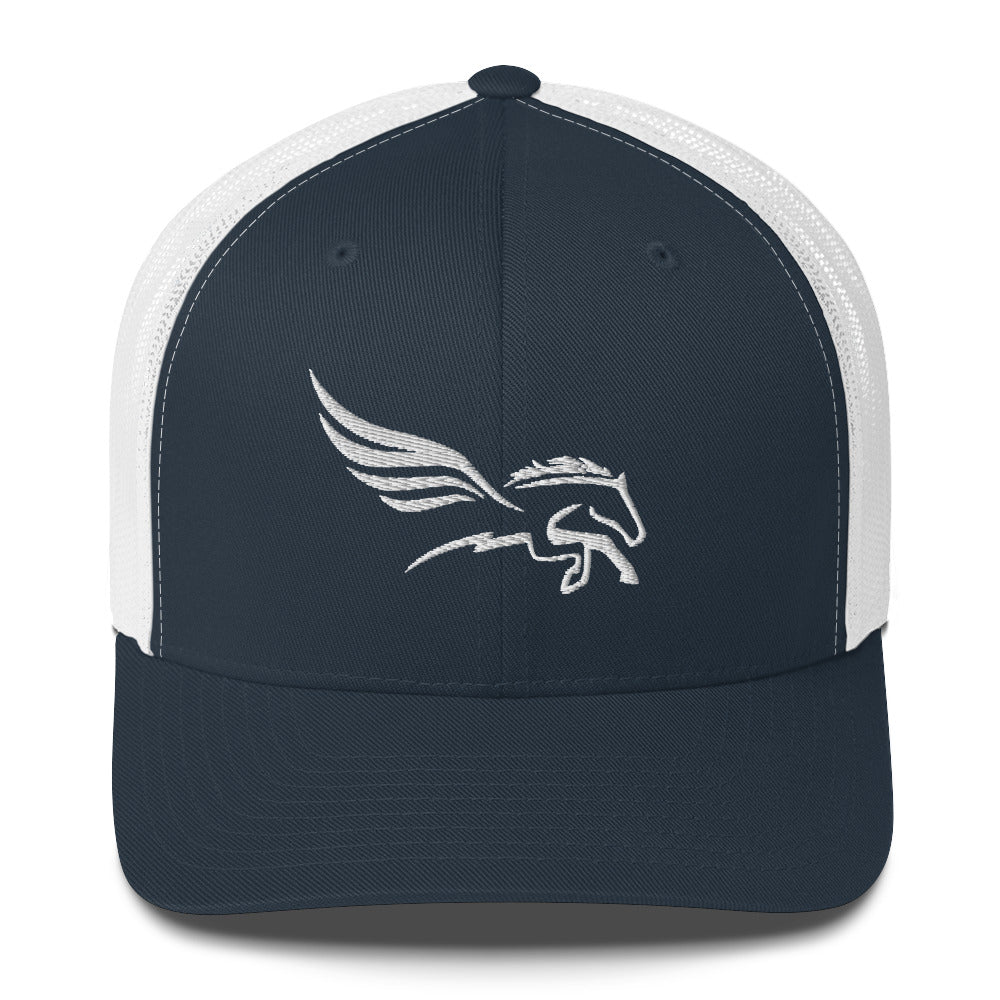 Large White Percy - Trucker Cap