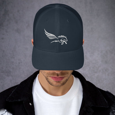 Large White Percy - Trucker Cap